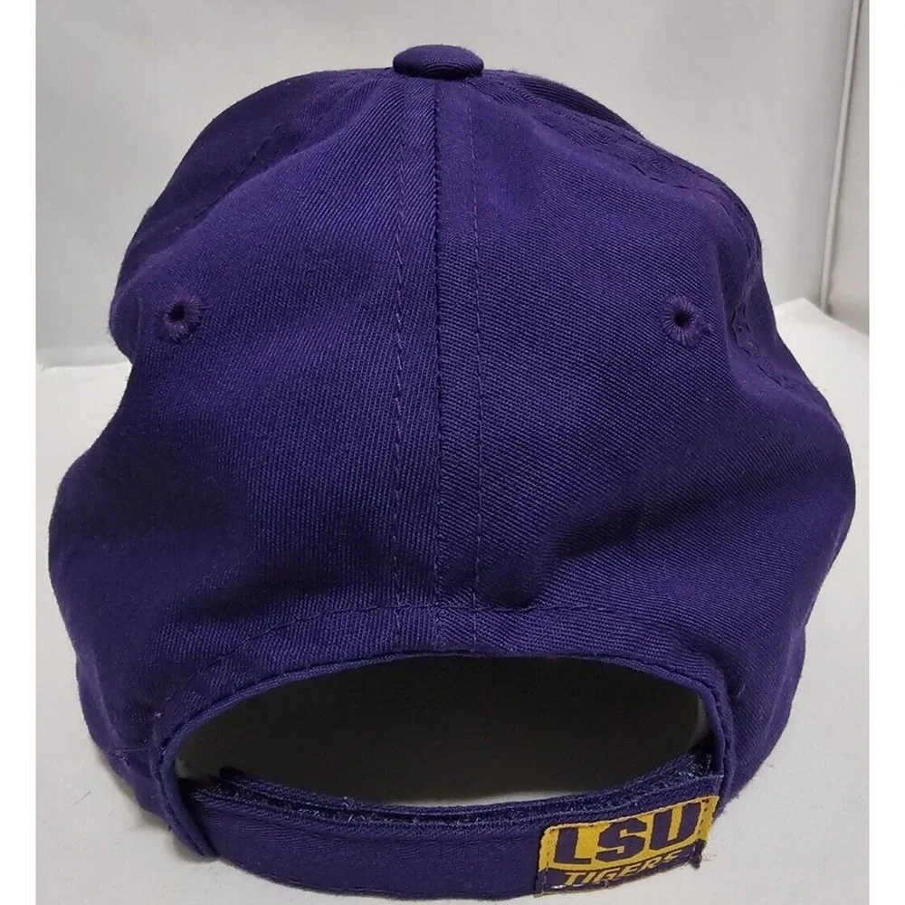 LSU‎ Tigers Purple Hat Ncaa Cap Adjustable Hat c35